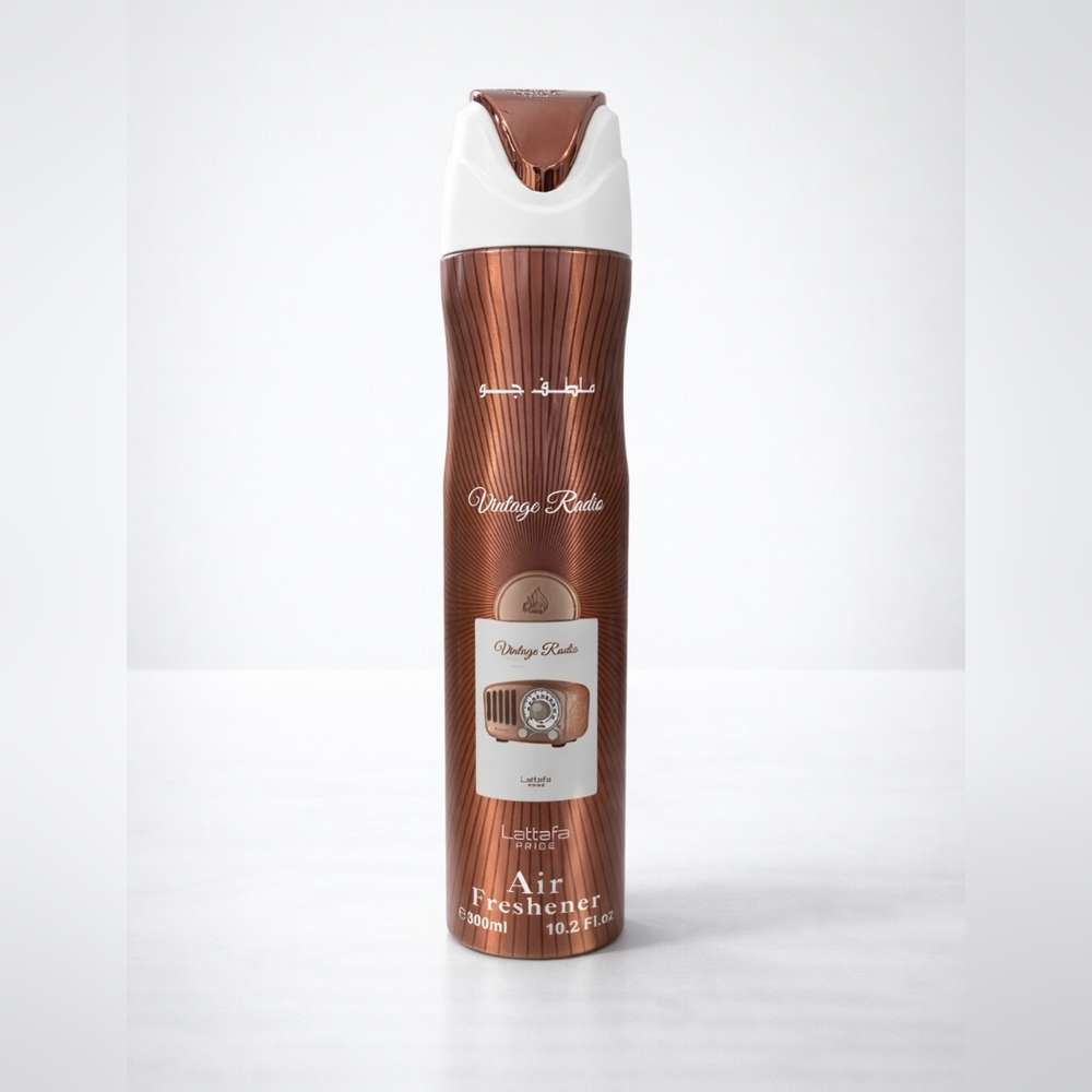 Lattafa Vintage Radio Air Freshener - Copper Brown